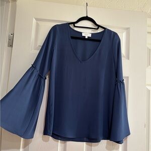 Elegant Blue Women's Top